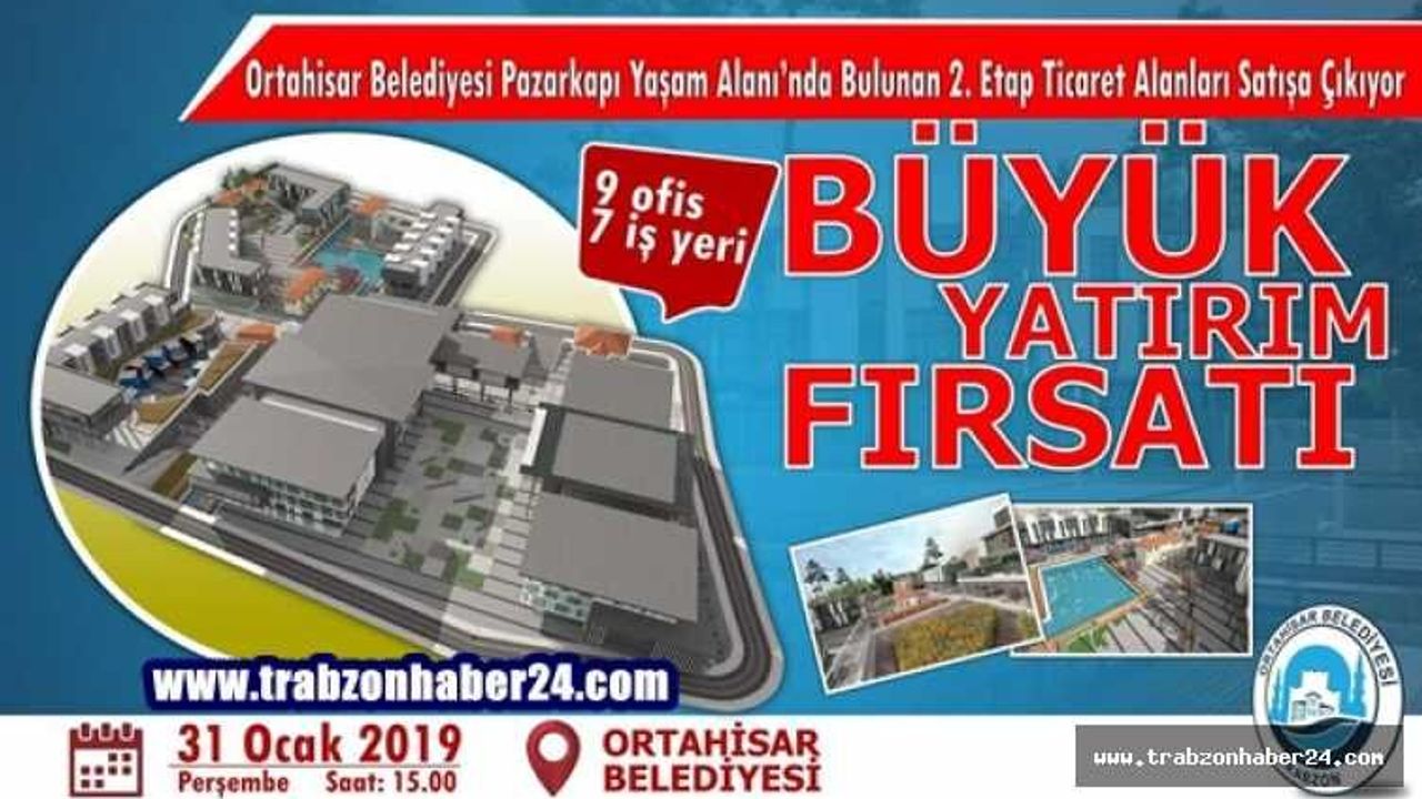 Pazarkapı ticaret alanları satışa çıkıyor