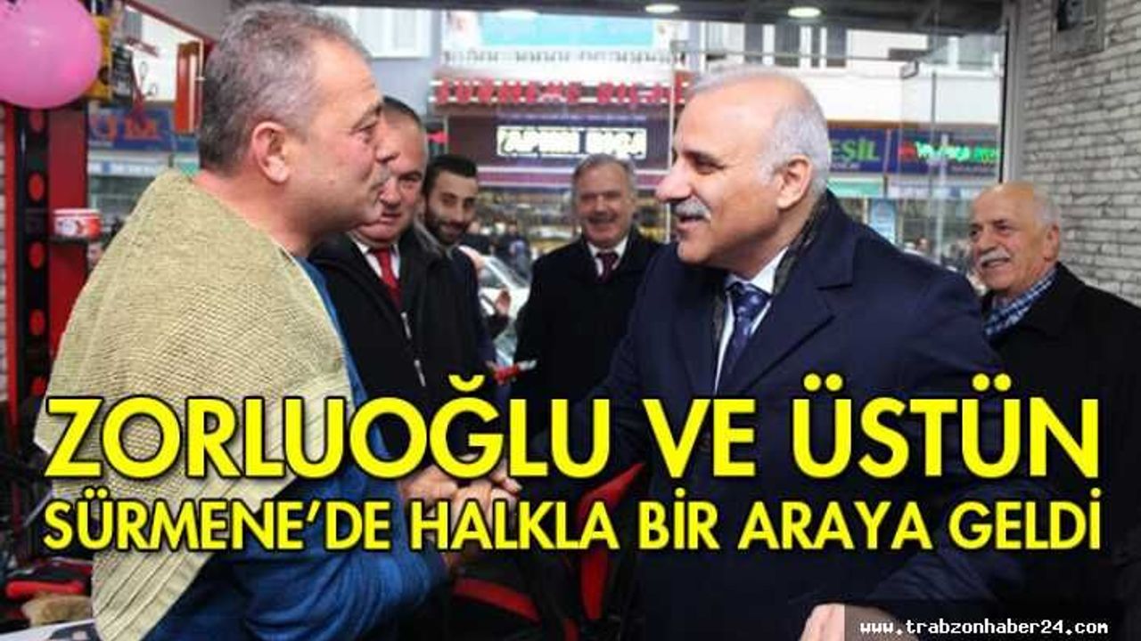 Murat Zorluoğlu Sürmene'de destek istedi: Seçime günler kala her saatin önemi var