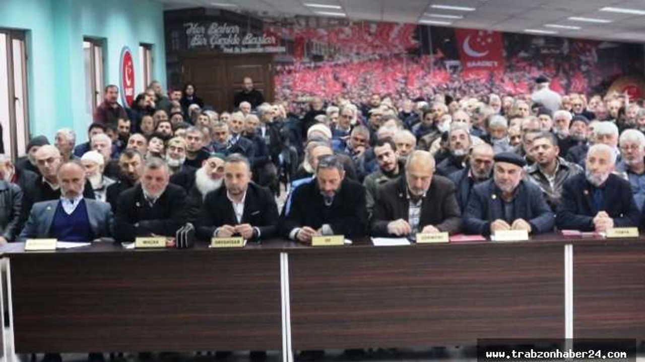Saadet Partisi Trabzon İl Divan Toplantısı Yapıldı
