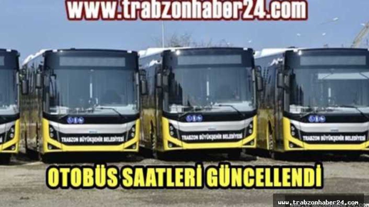 4 günlük sokağa çıkma yasağında Trabzon'da otobüs sefer ve saatleri