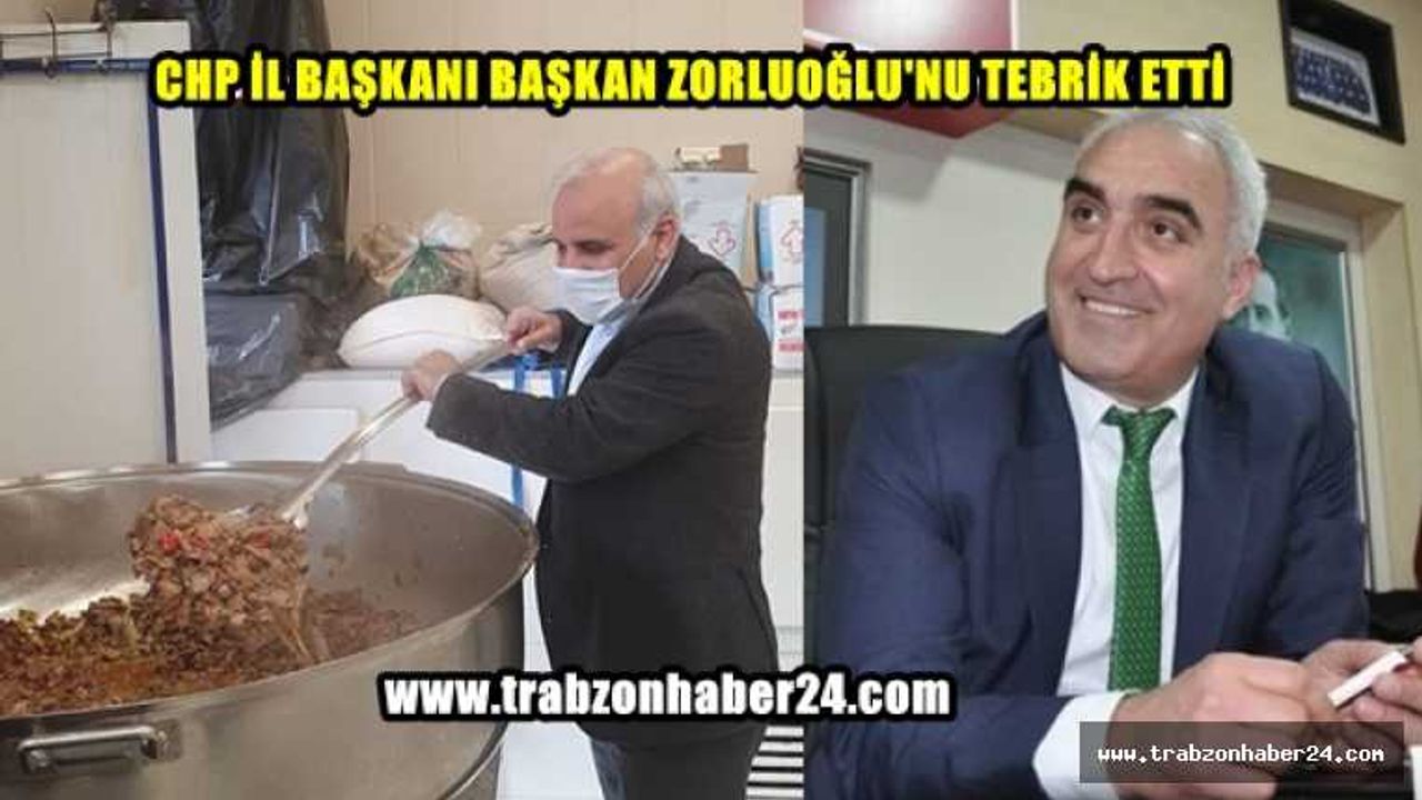 CHP İl Başkanı Hacısalihoğlu,Murat Zorluoğlu'nu Tebrik Etti