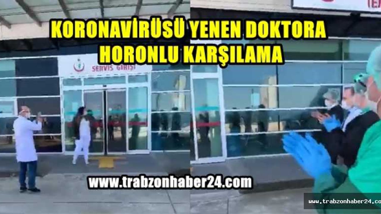 Coronovirüs Bulaşan Doktora Kemençeli Uğurlama