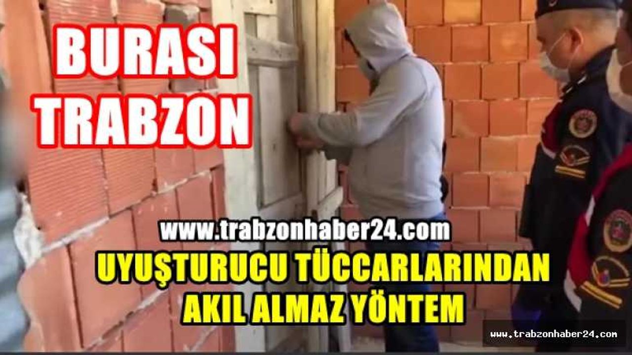 Jandarma'dan Trabzon'da Uyuşturucu Madde İmalatçılarına Darbe