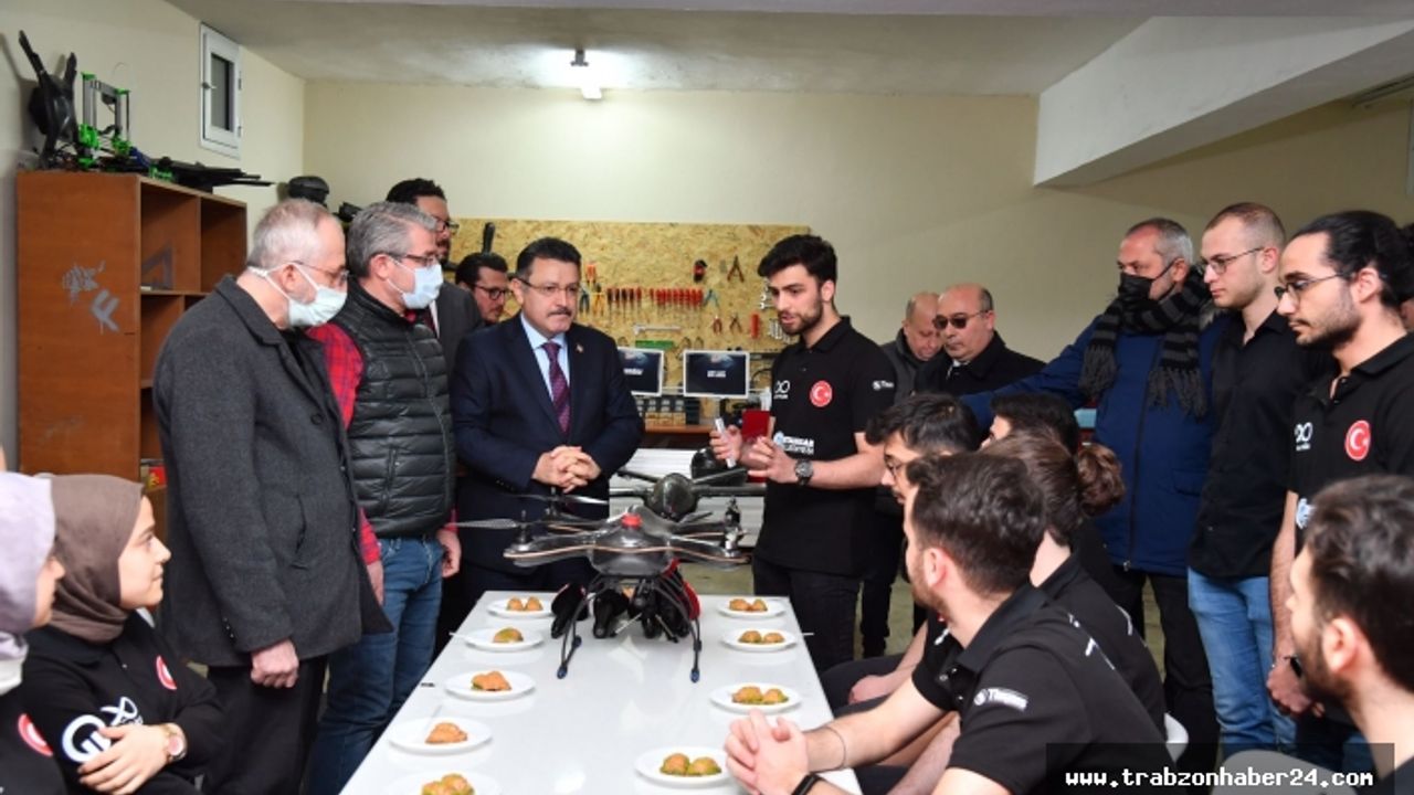 Ortahisar Belediyesi’den KTÜ Roket Takımı öğrencilerine büyük destek!