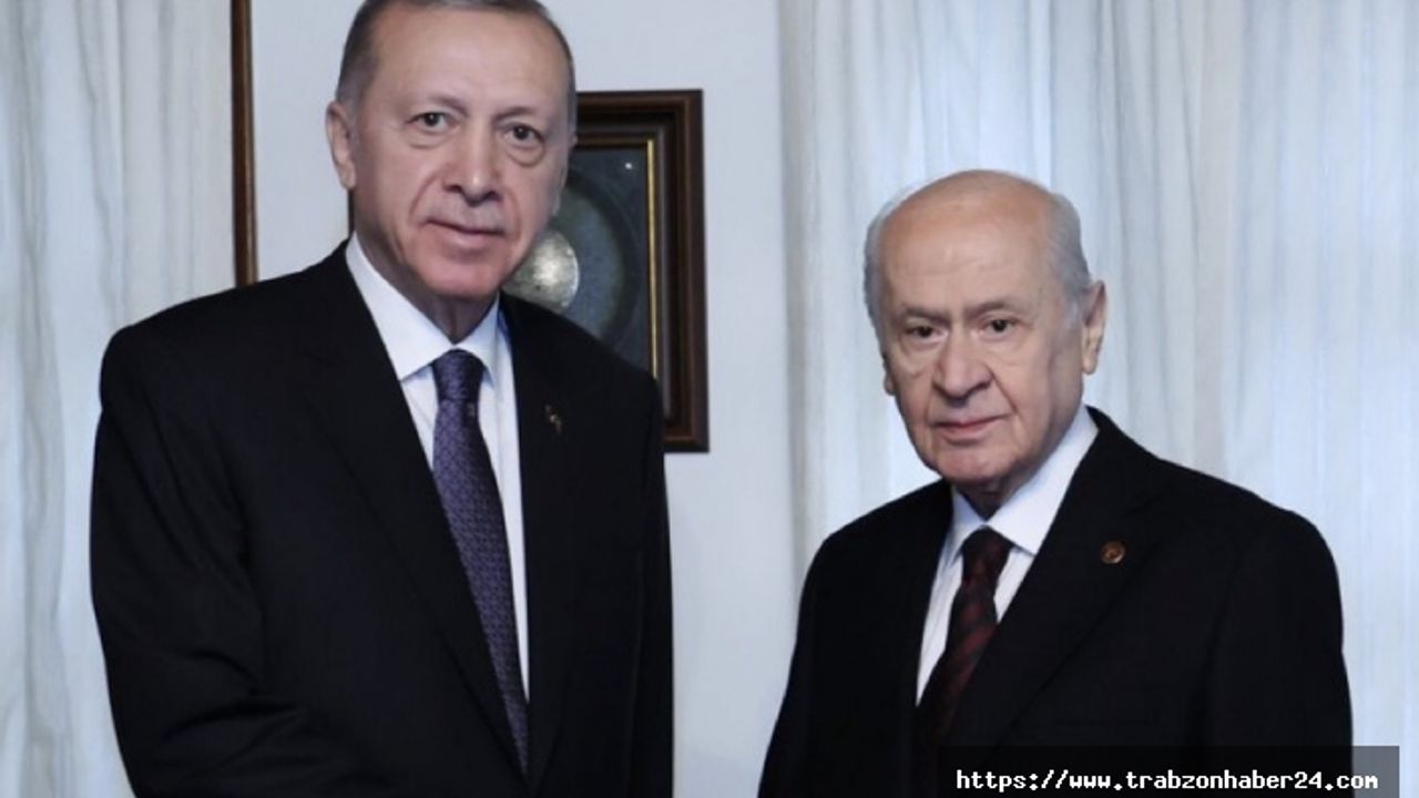 Cumhurbaşkanı Erdoğan MHP Genel Başkanı Bahçeli’yi Evinde Ziyaret Etti