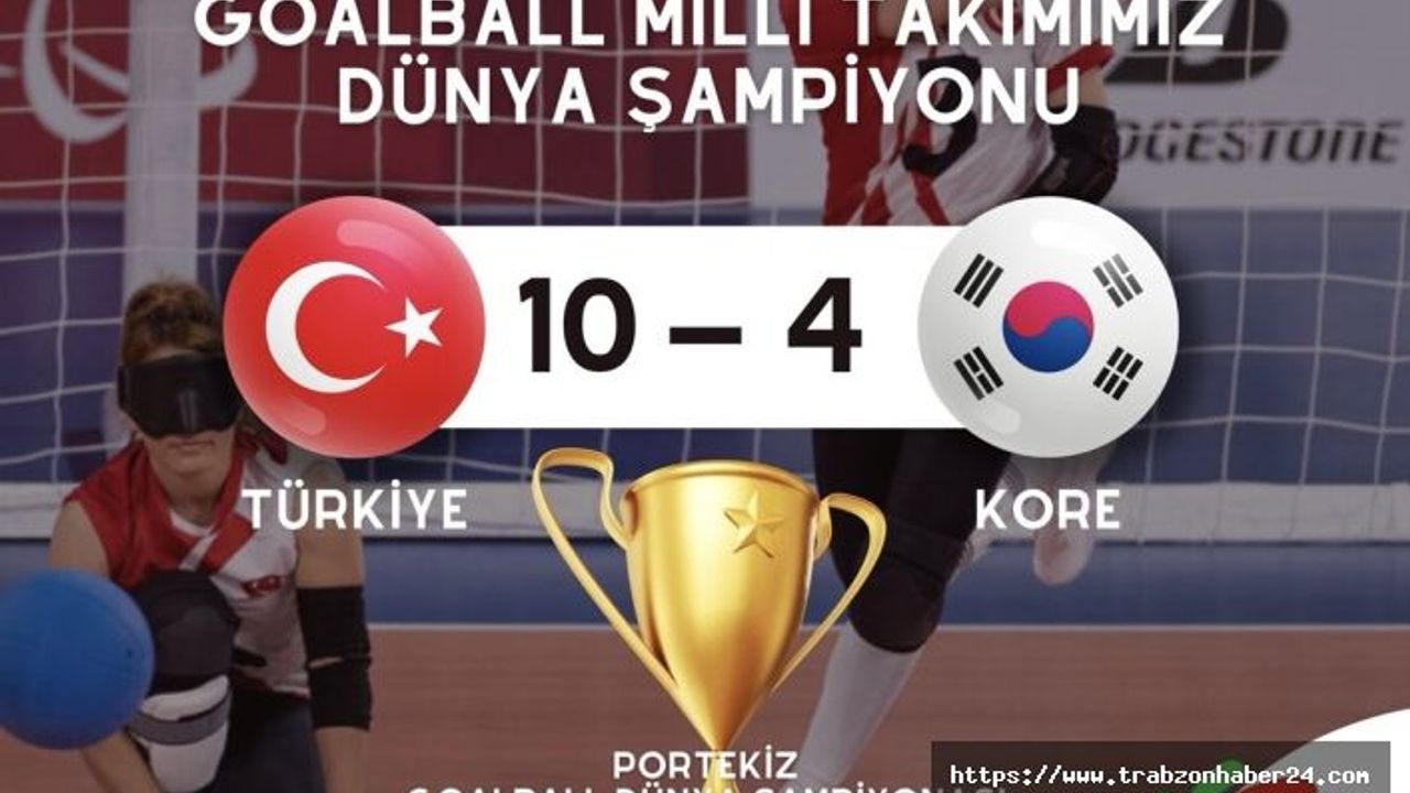 Kadın Goalball milli takımımız Dünya Şampiyonu