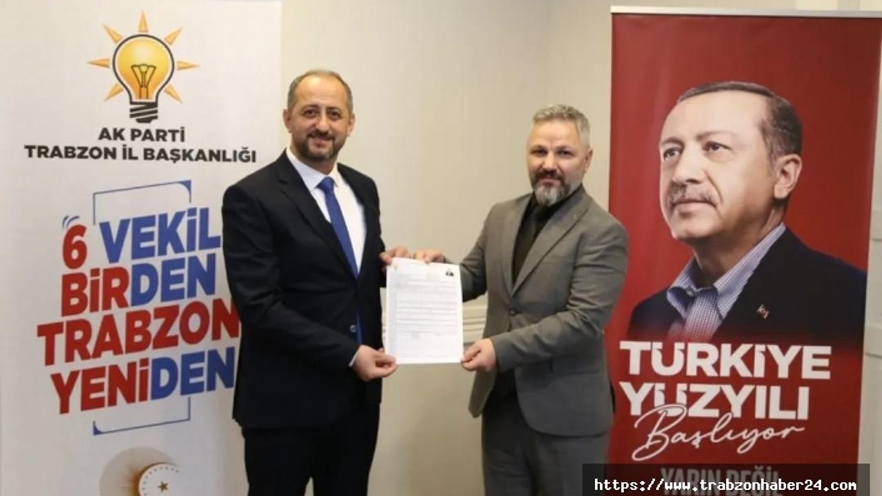 Serkan Özdemir Ak Parti Milletvekilliği Aday Adaylığı Başvurusunu Yaptı