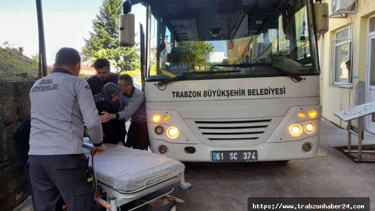 Trabzon Büyükşehir Belediyesi Otobüs Şoförü Hayat Kurtardı