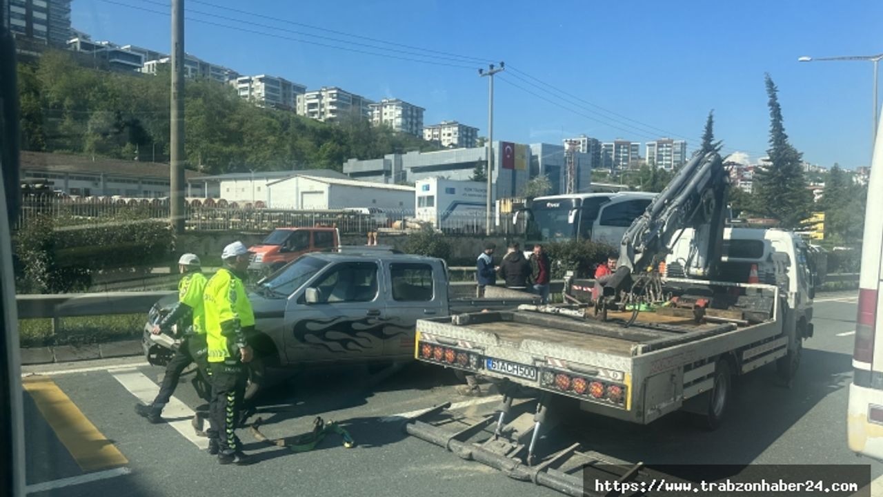 Trabzon’da Sabah Trafik Felç Oldu