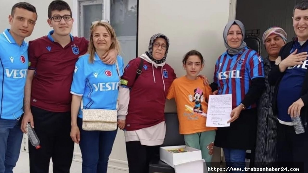 Trabzon’dan Malatya’ya Kucak Dolusu Sevgi Getirdiler