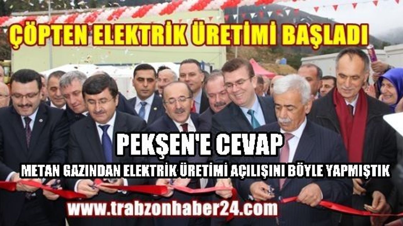 CHP Milletvekili Haluk Pekşen'e Cevap Geldi  Biz Metan Gazından Elektrik Üretiyoruz 