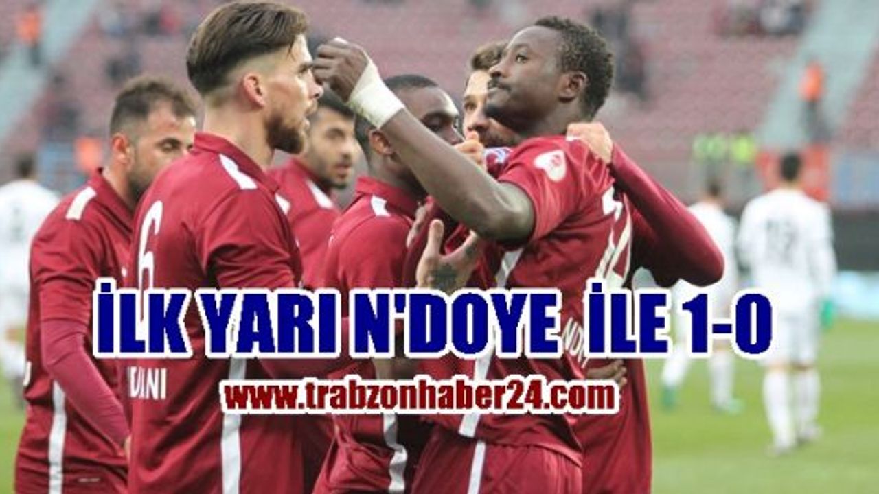 Trabzonspor - Atiker Konyaspor İlk Yarı 1-0 