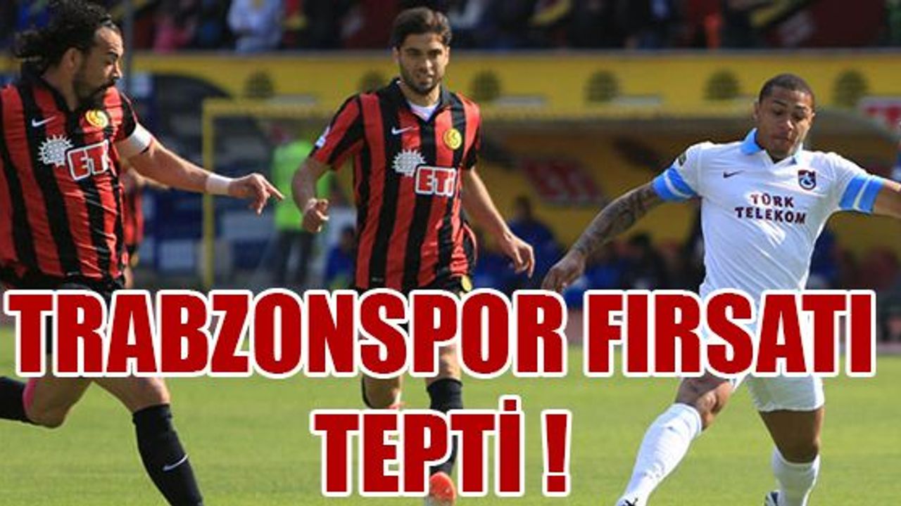 Trabzonspor deplasmanda fırsatı tepti !