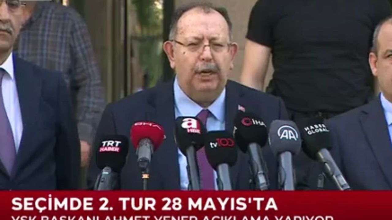 YSK Başkanı Ahmet Yener” yurt dışı oy kararını açıkladı”
