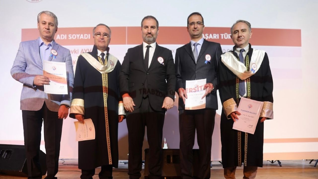 Trabzon Üniversitesi’nden Dünyanın en etkili bilim insanları‘na ödül