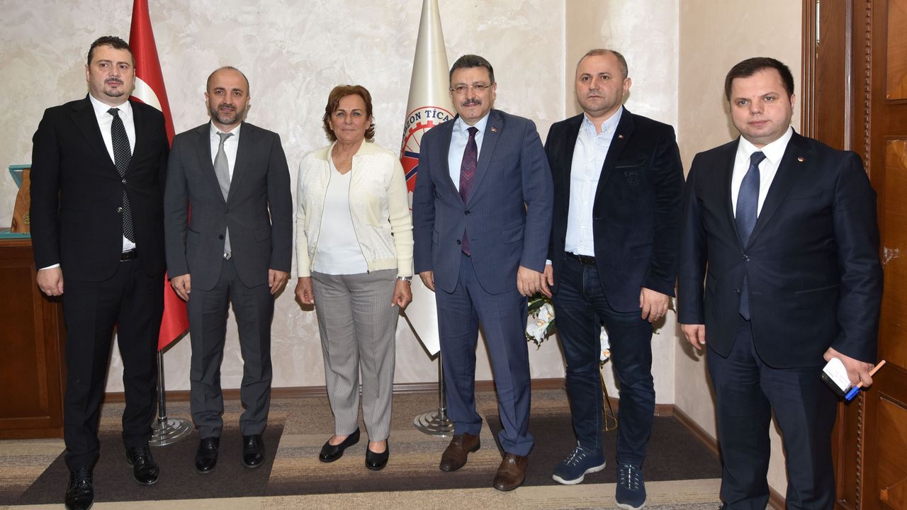 Ortahisar Belediye Başkanı Ahmet Metin Genç TTSO’yu ziyaret etti