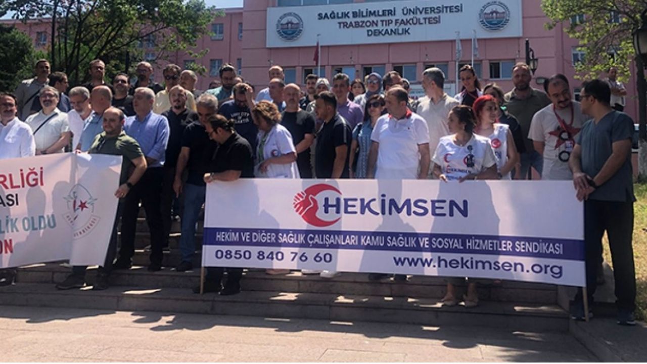Trabzon’da doktorlar iş bıraktı!