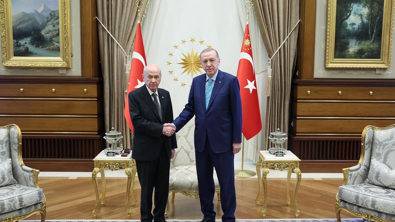 MHP Genel Başkanı Bahçeli Cumhurbaşkanlığı Külliyesi’nde