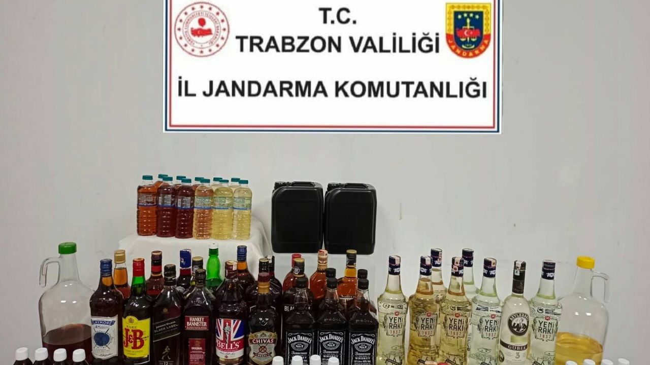 "Jandarma'dan Sahte Alkollü İçeçek  Operasyonu"