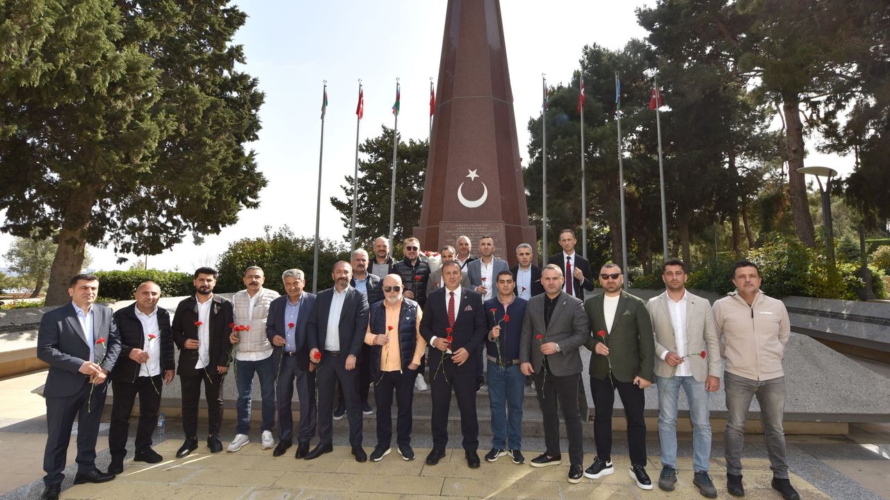 TTSO heyeti Bakü Türk Şehitliği’ni ziyaret etti