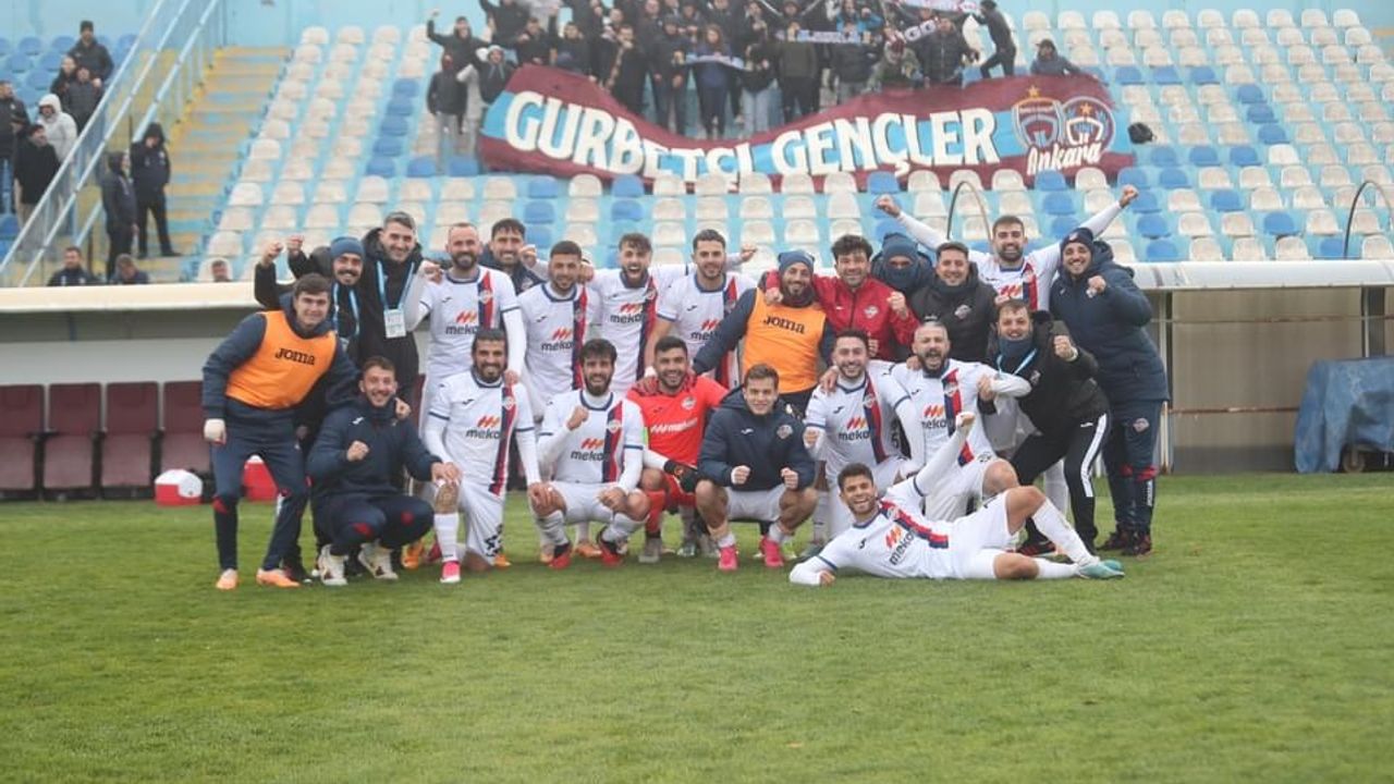 1461 Trabzon FK Ankara Deplasmanından galibiyet ile dönüyor