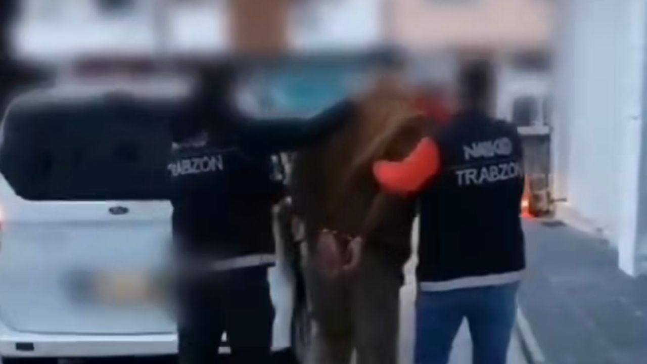 Trabzon’da midesinde uyuşturucu madde çıkan şahıs tutuklandı!