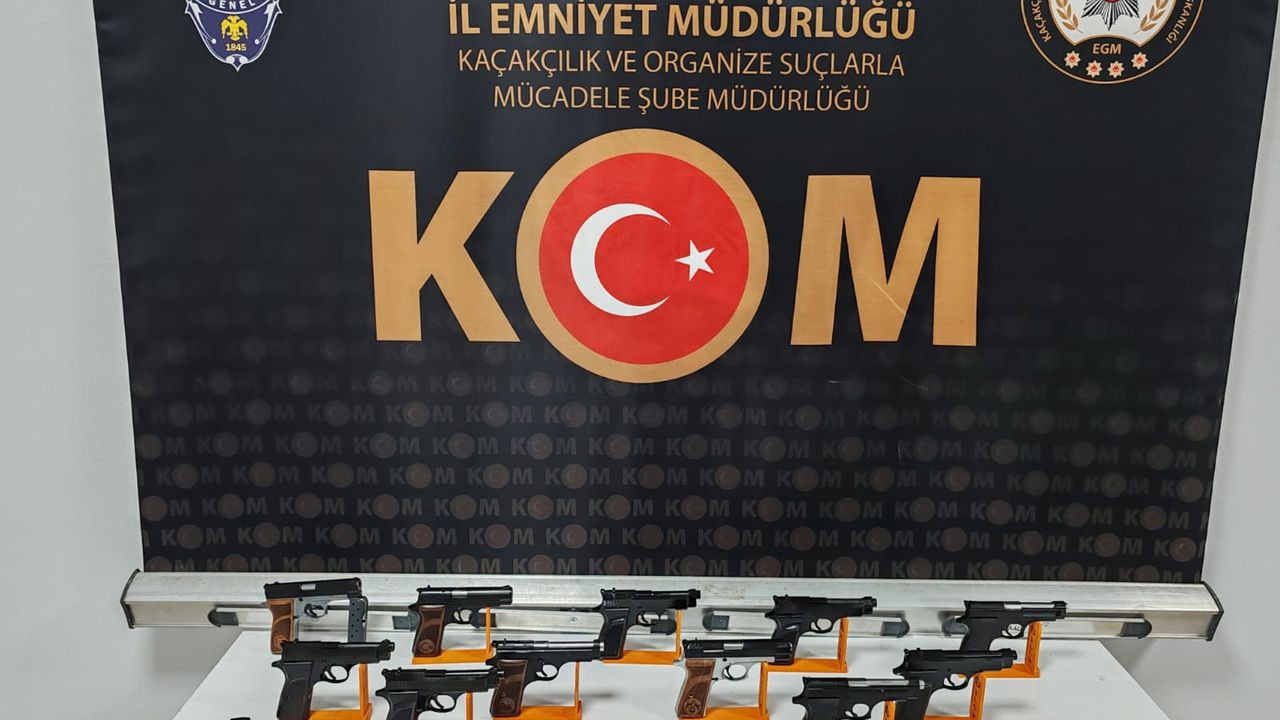 Trabzon Polisinden Silah Kaçakçılarına Baskın