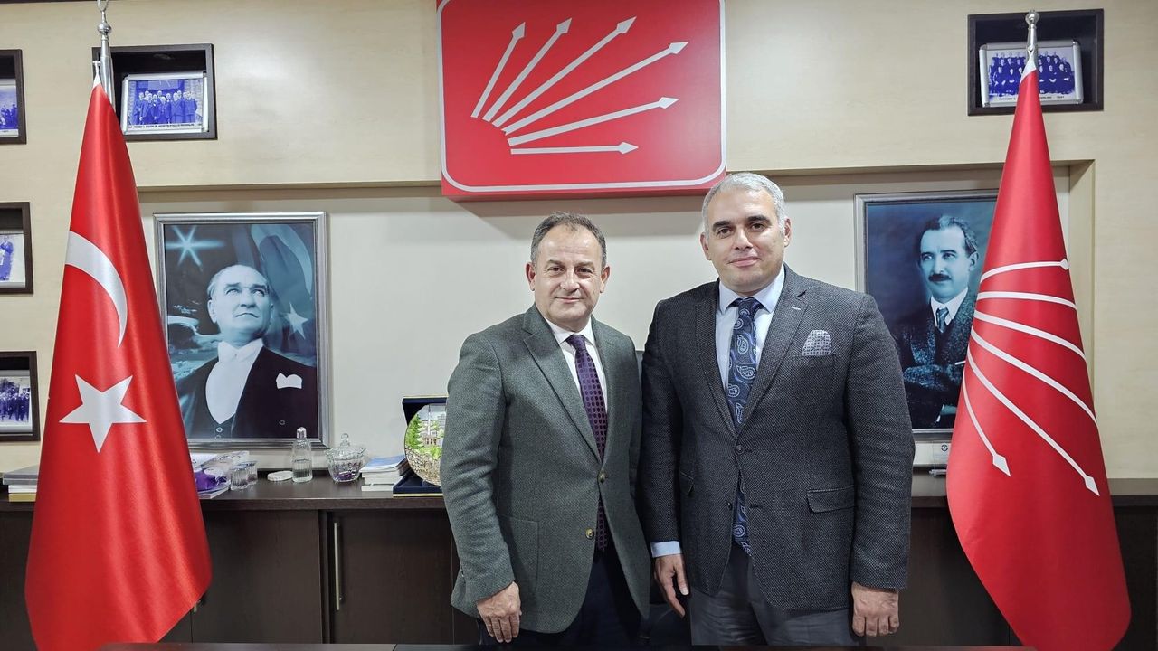 Başkan Velioğlu CHP İl Başkanı Mustafa Bak’ı Ziyaret Etti