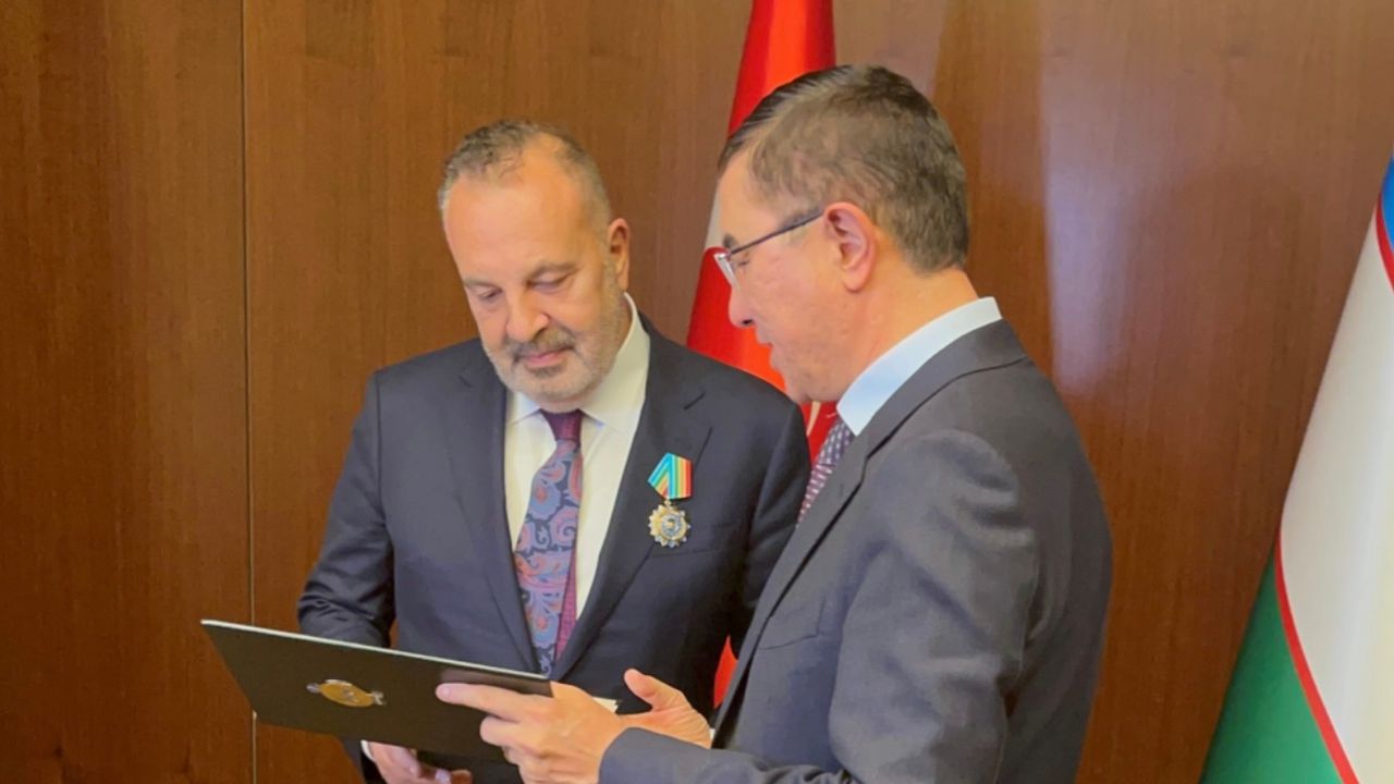 Aksa Enerji Yönetim Kurulu Başkanı ve CEO’su Cemil Kazancı Özbekistan Cumhurbaşkanı Tarafından “Dostluk Nişanı” ile Ödül