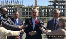 Ulaştırma ve Altyapı Bakanı Adil Karaismailoğlu, Trabzon Şehir Hastanesinde incelemelerde bulundu