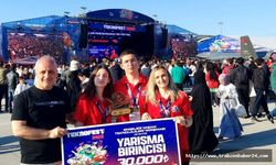 Trabzon Teknofest'te Uçuşa Geçti -Dört Derece İle Döndüler
