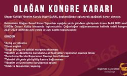 Ofspor’da Kongre Kararı .Bal Liginden Çekiliyor