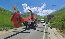 Trabzon’da 75 Yaşındaki Hastanın İmdadına Helikopter Ambulans Yetişti