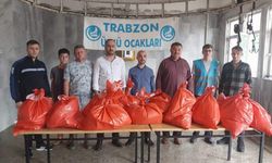 Trabzon Ülkü Ocakları Bağışlanan Kurbanları İhtiyaç Sahibi Vatandaşlarla Buluşturdu