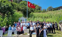 Şehit komiser Ahmet Çamur, kabri başında anıldı