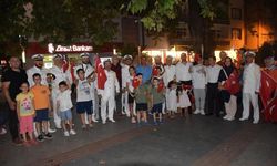 Çarşıbaşı’nda 30 Ağustos Zafer Bayramı Fener Alayı Düzenlendi