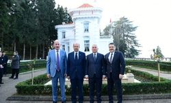 KKTC Cumhurbaşkanı Tatar, Atatürk Köşkü’nü Ziyaret Etti