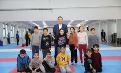 Özel Gereksinimli Çocuklar Akçaabat Belediyesi Spor Eğitim Merkezinde