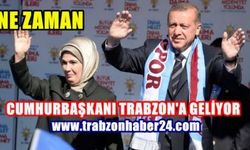 Cumhurbaşkanı Erdoğan Trabzon'a geliyor! Vatandaşlara hitap edecek
