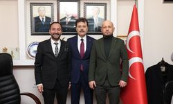 Ergin Aydın Cumhur İttifakı MHP Ortahisar İlçe Başkanlığını Ziyaret Etti