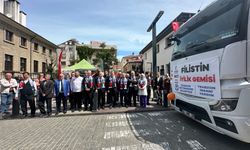 Trabzon’dan Filistin’e yardım eli! 3 tır yola çıktı