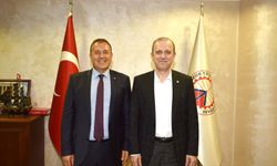 KTÜ Rektörü Prof. Dr. Hamdullah Çuvalcı, TTSO Başkanı Erkut Çelebi'yi Ziyaret Etti