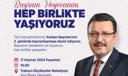 Trabzon’da bayramlaşma nerede olacak? Başkan Genç tüm vatandaşları davet etti