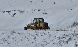 Yayla Yollarına Karla Mücadele Çalışmaları Sürüyor