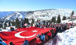 Trabzon Geleneksel Sis Dağı’nda Sarıkamış şehitlerine vefa yürüyüşü...