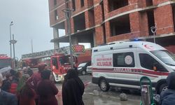 Trabzon'da Canına Kıymak İsteyen vatandaş inşaata çıktı