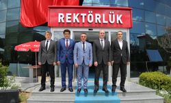 Gümüşhane Üniversitesi Rektörü'ne KTÜ’den Tebrik Ziyareti