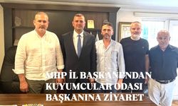MHP İl Başkanı Sivrikaya’dan Kuyumcular Odası Başkanı Yazıcı’ya Ziyaret