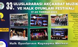 Akçaabat’ta 33. Uluslararası Müzik ve Halk Oyunları Festivali Başlıyor