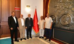Vali Aziz Yıldırım, Katar Heyetini Makamında Kabul Etti